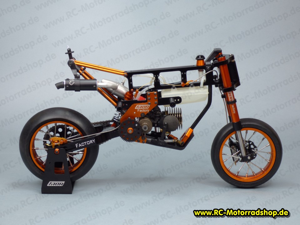 C103-s21: Nuova Faor CSF411 Supermoto "Factory" Nitro 1:4 - mit Force s21 Motor (3,46 ccm) + Luftfilter C103-s21